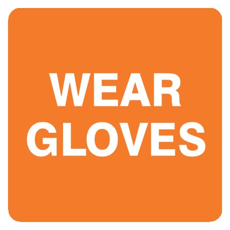 Status™ Wear Gloves Labels - 23 x 22mm
